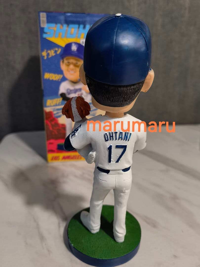 [本物]8月28日来場者限定 大谷翔平&デコピン ボブルヘッド ドジャース ⑦