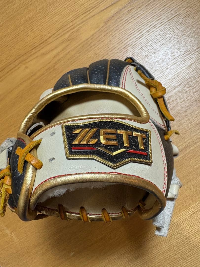 ZETT 軟式グローブ チェック柄 源田モデル