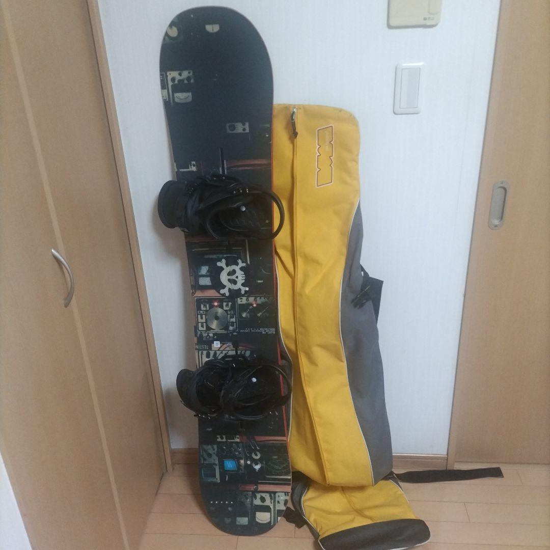 〈美品〉BURTON スノーボード150 ビンディング　ケース付　バートンボード