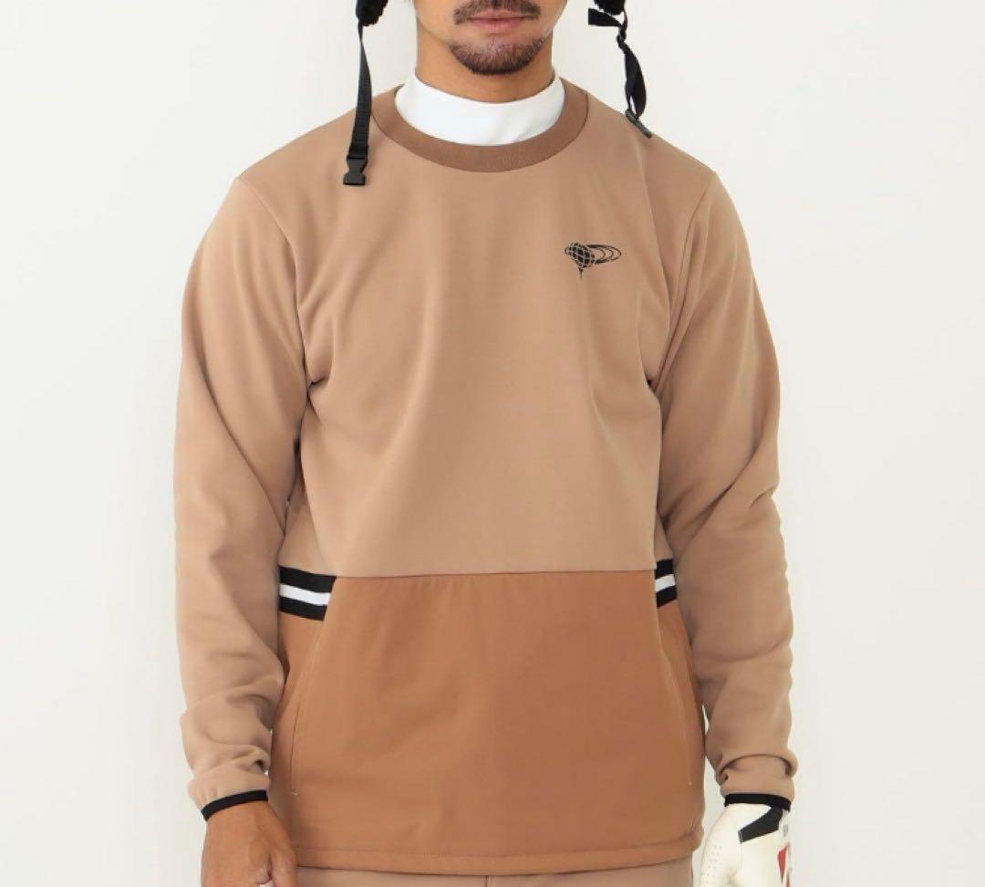 BEAMS GOLF XL ハイゲージフリース 切り替え プルオーバー　ビームス
