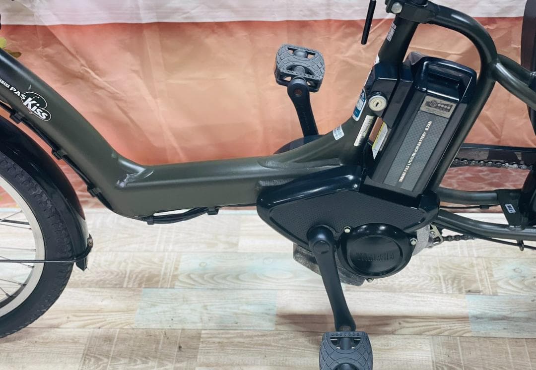 スーパーセール ヤマハPAS 純正バッテリー搭載 子供乗せ電動自転車 Y1798