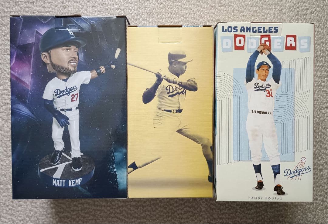 ロサンゼルス・ドジャース ボブルヘッド 3体セット