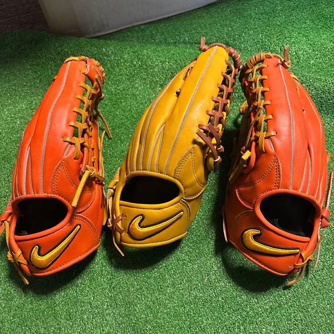 NIKE DIAMOND READY GATE 軟式右利き用2つ左利き用1つ
