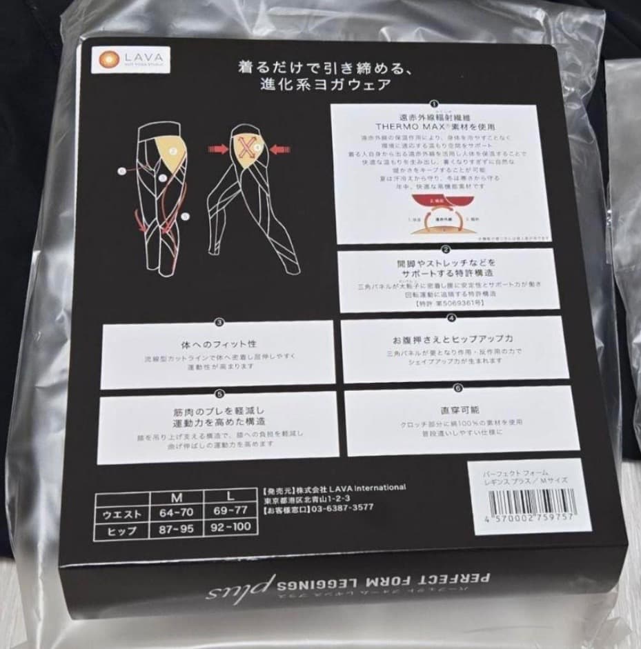★LAVAリントスル★ピラティスウェア L 上下セットソックス