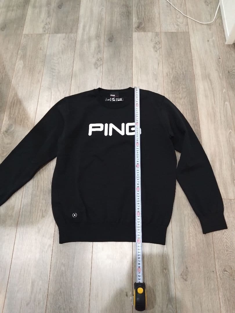 PING ブラック セーター LL