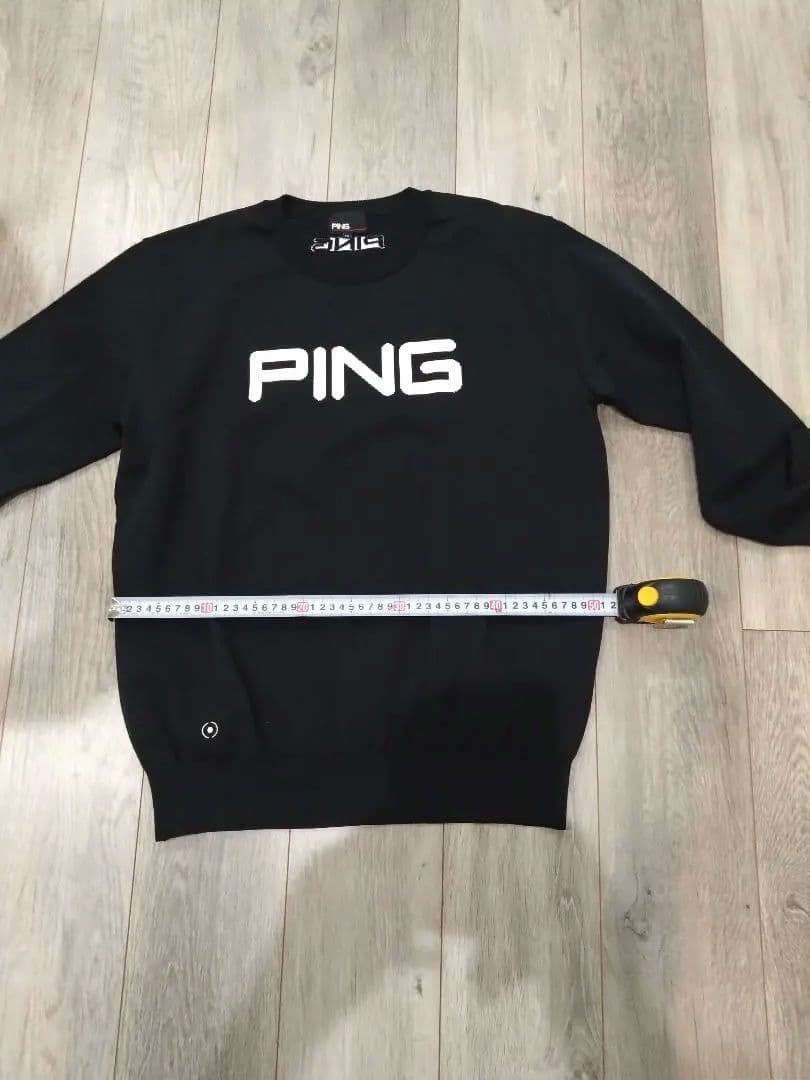 PING ブラック セーター LL