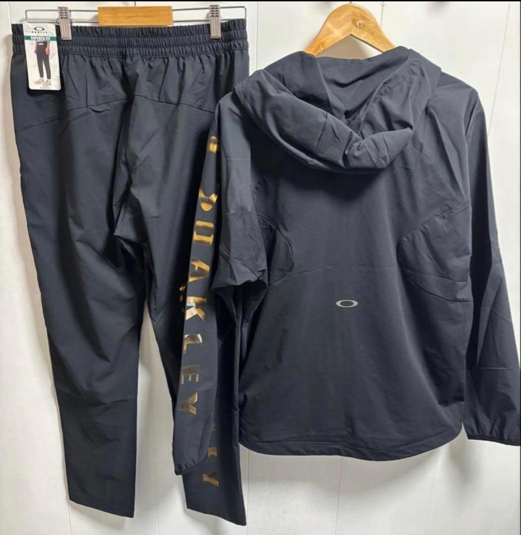 u*1様 【新品】オークリー MOBILITY JACKETセットアップ上下 黒