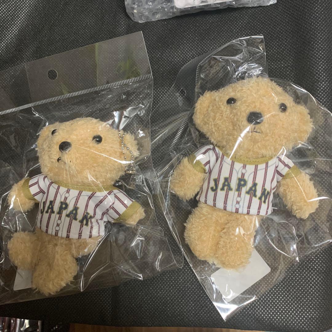 WBC 侍ジャパン 山本　大谷　選手ユニフォーム ベア キーチェーン くま クマ