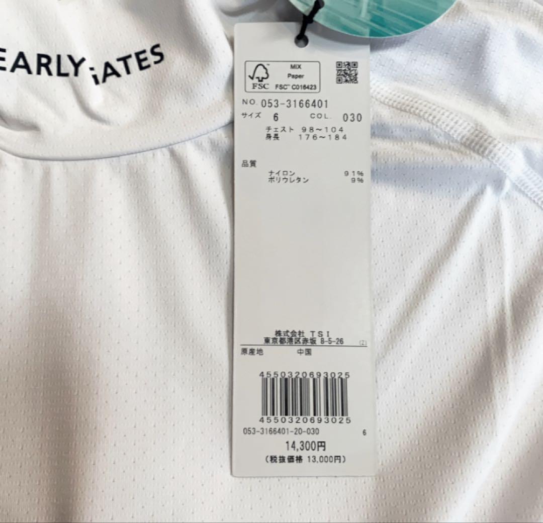 新品■14,300円【パーリーゲイツ】長袖　タートルネック　ウェア 6/LL