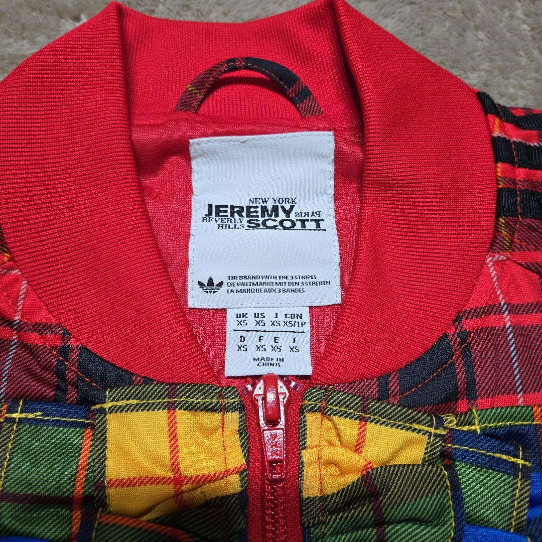 【極美品】adidas × JEREMY SCOTT フリル ジャージ　赤