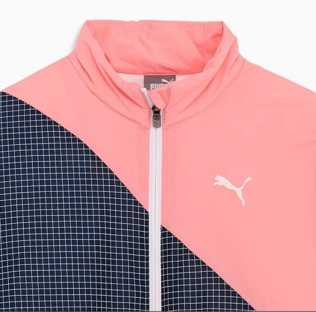 【PUMA/プーマ】GOLF ハイパーストレッチ カラーブロック中綿ジャケットL