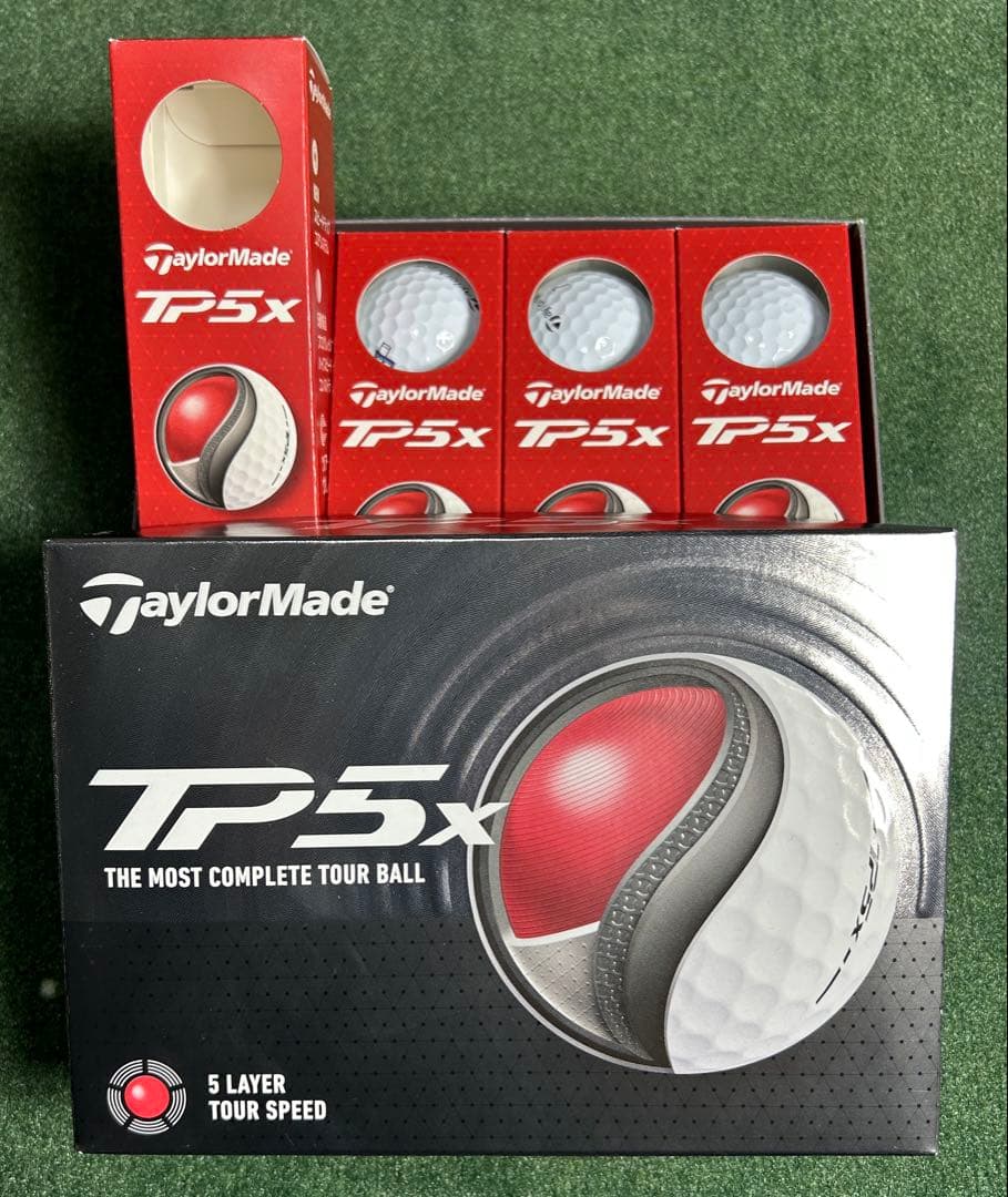 【TaylorMade 】TP5x ゴルフボール 直営店　店別限定品　1ダース