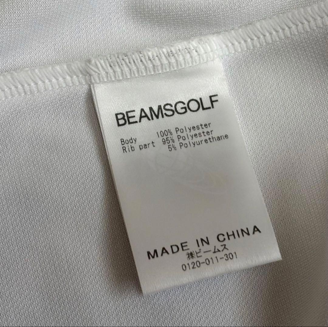 BEAMS GOLF グラデーションロゴ ポロシャツ L