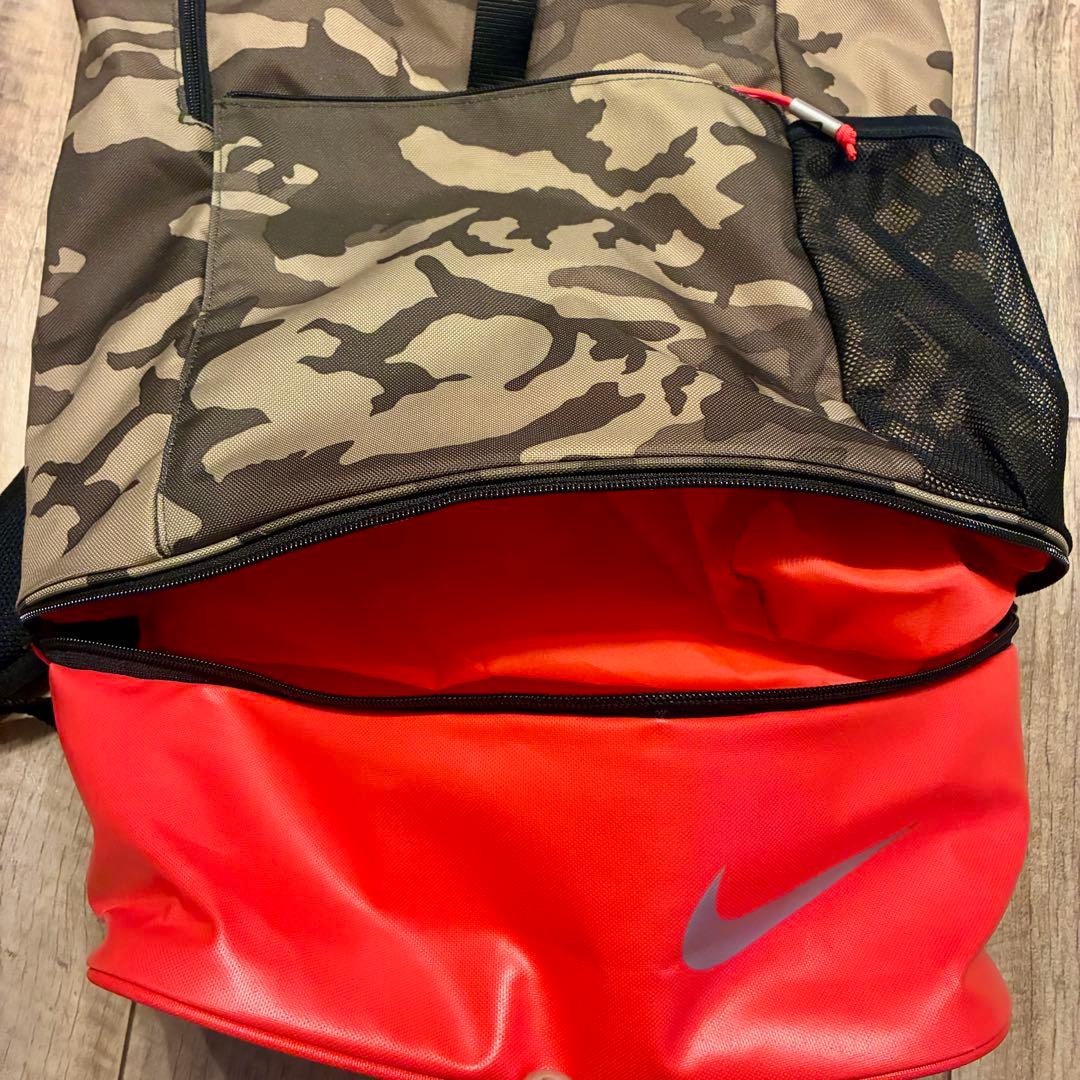 【美品】Nike カモフラージュ ゴルフ ロールトップリュック 大容量