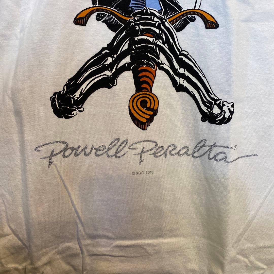 POWELLPERALT 2013's スケートTシャツ ホワイトMサイズ