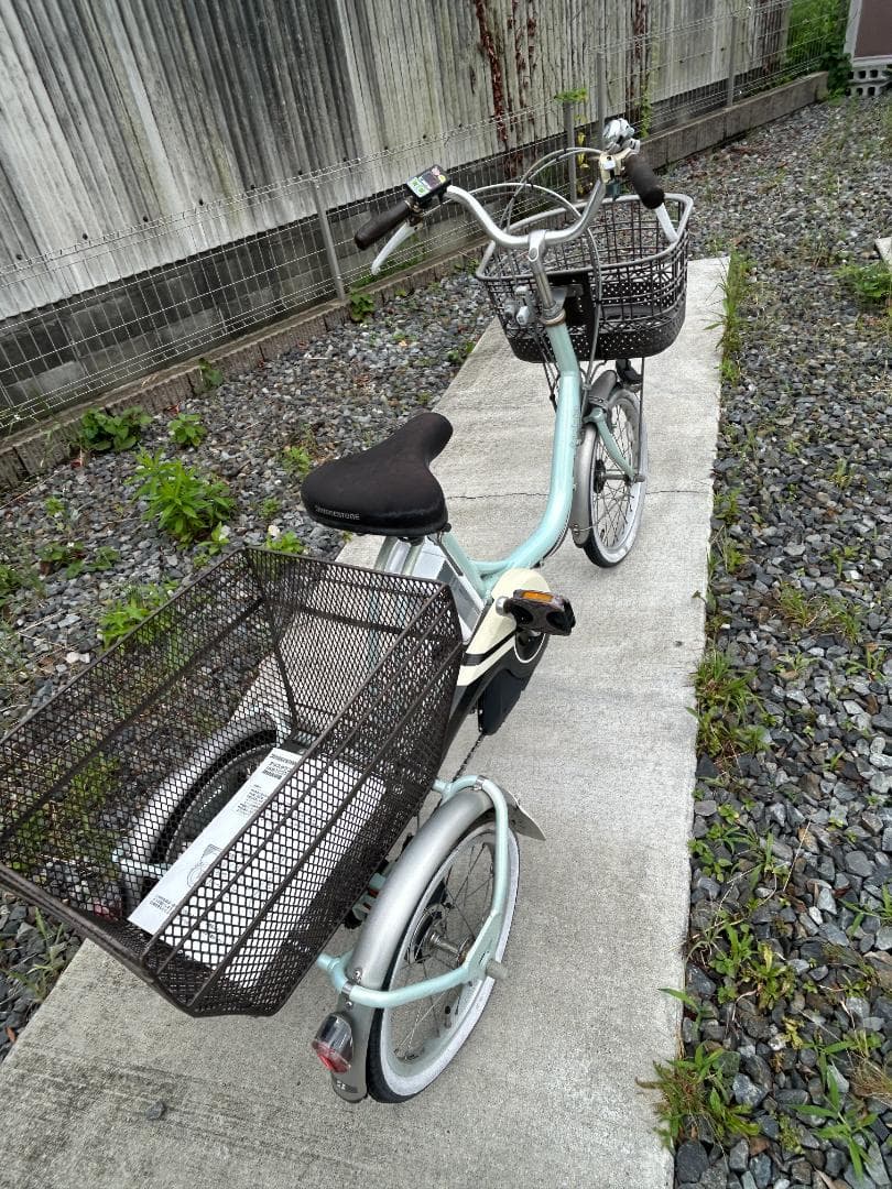 【引取限定／電動アシスト三輪車】ブリヂストン アシスタワゴン/バッテリー新品