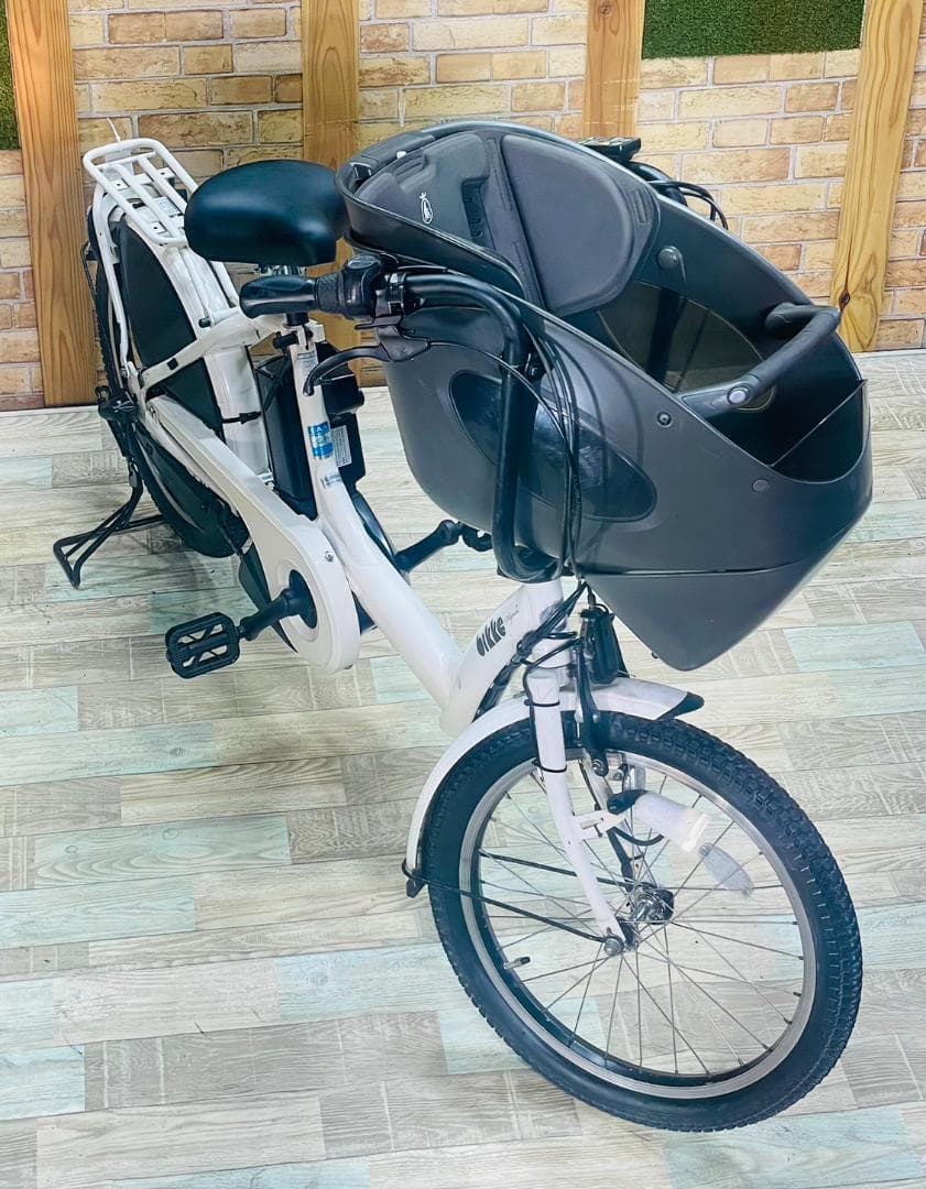 大容量＆超人気 BIKKE ビッケ ブリヂストン子供乗せ電動自転車 H3387