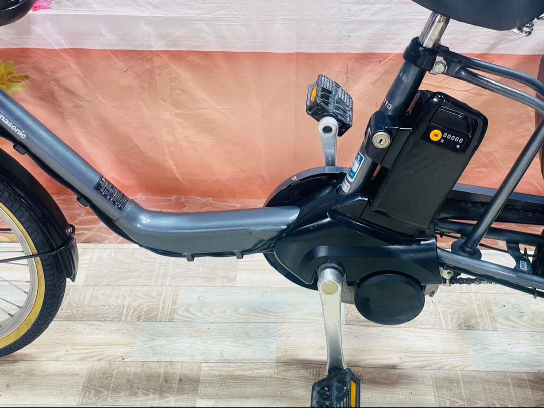 【限定価格】ギュット⭐️12AH！パナソニック子供乗せ電動アシスト自転車Y3415