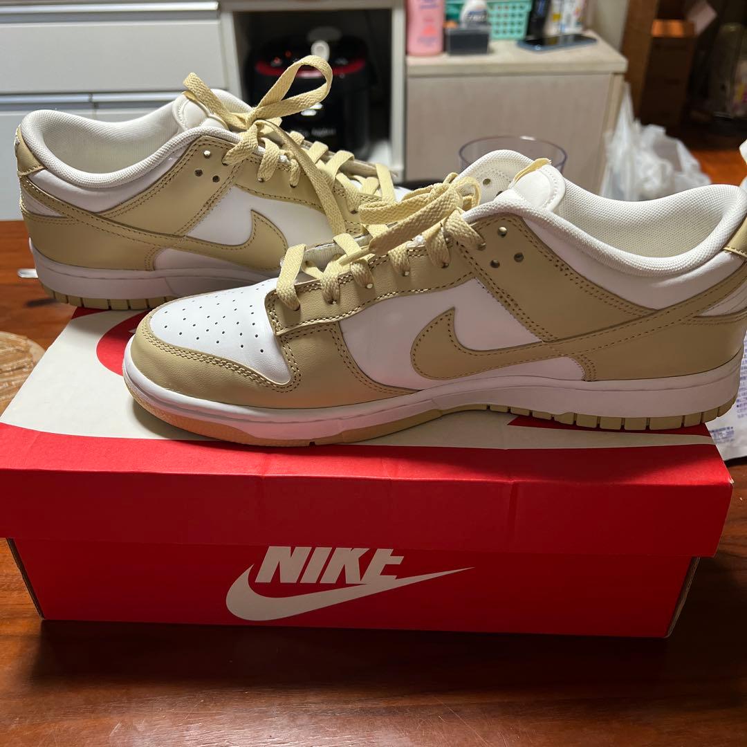 NIKE Dunk Low ホワイト/ベージュ　29cm