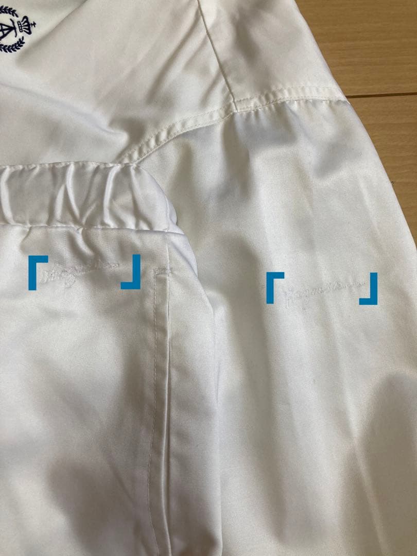 レディーステニスウェア　トレイシーオースチン　セットアップ　白×紺　ウォーキング