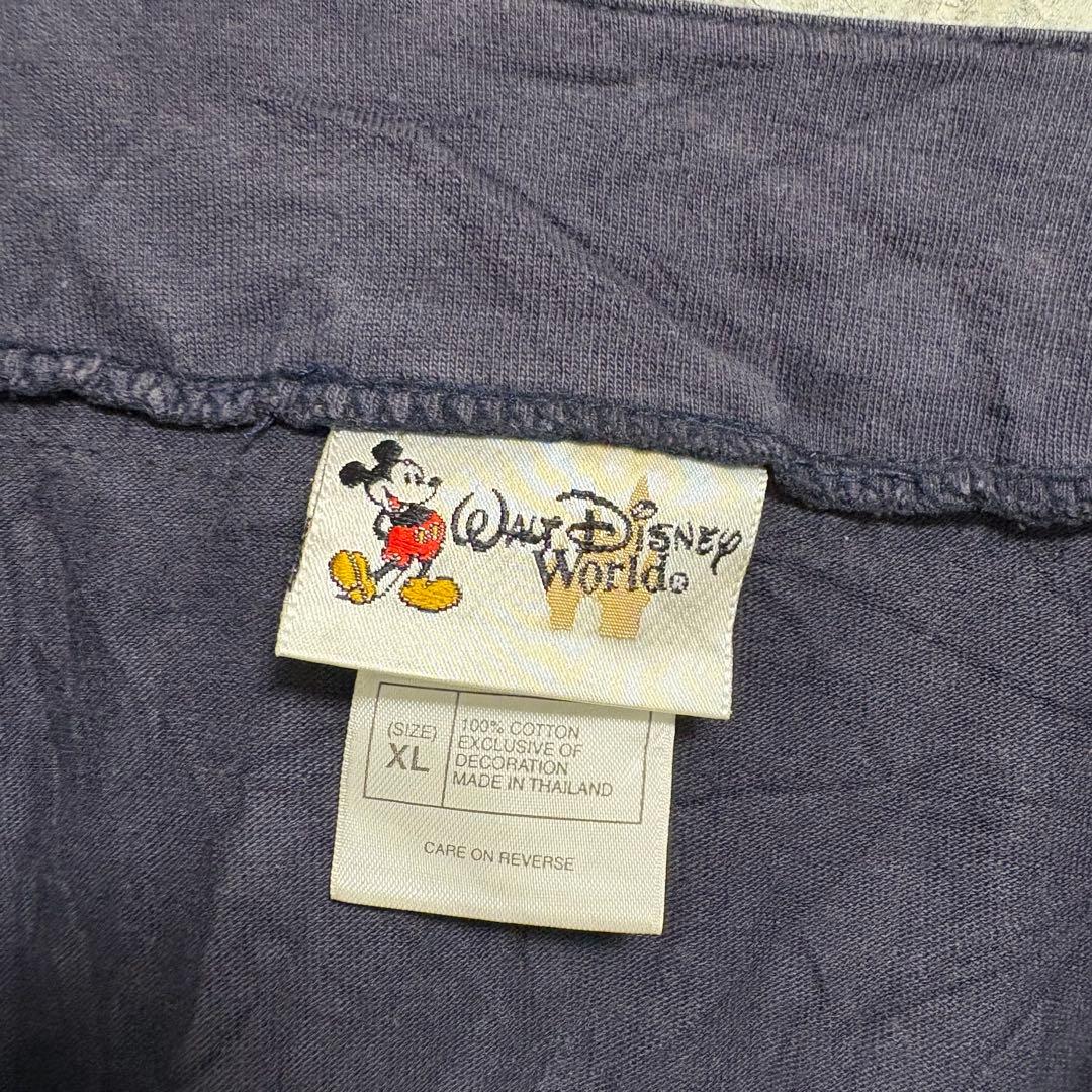 ベースボールシャツ　グーフィー　激レア　刺繍　古着　DISNEY XL