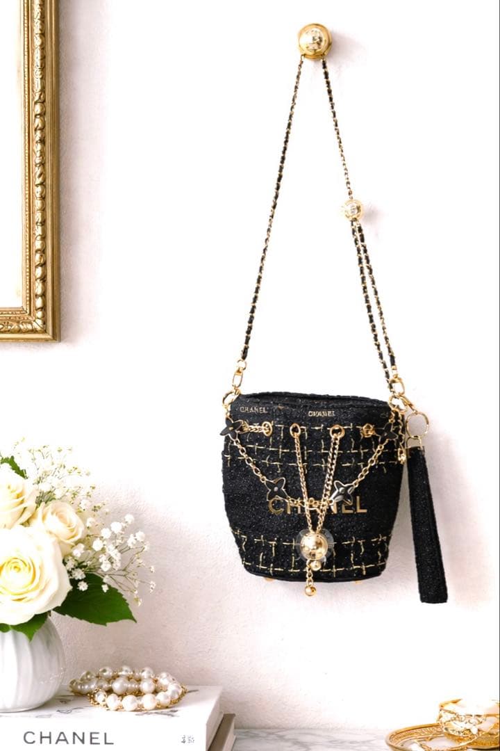 CHANEL ノベルティ　ツイード　ショルダーバッグ　ポーチ　3WAY 非売品