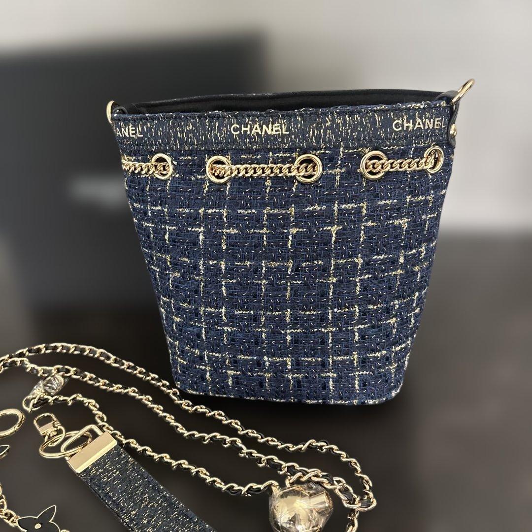CHANEL ノベルティ　ツイード　ショルダーバッグ　ポーチ　3WAY 非売品