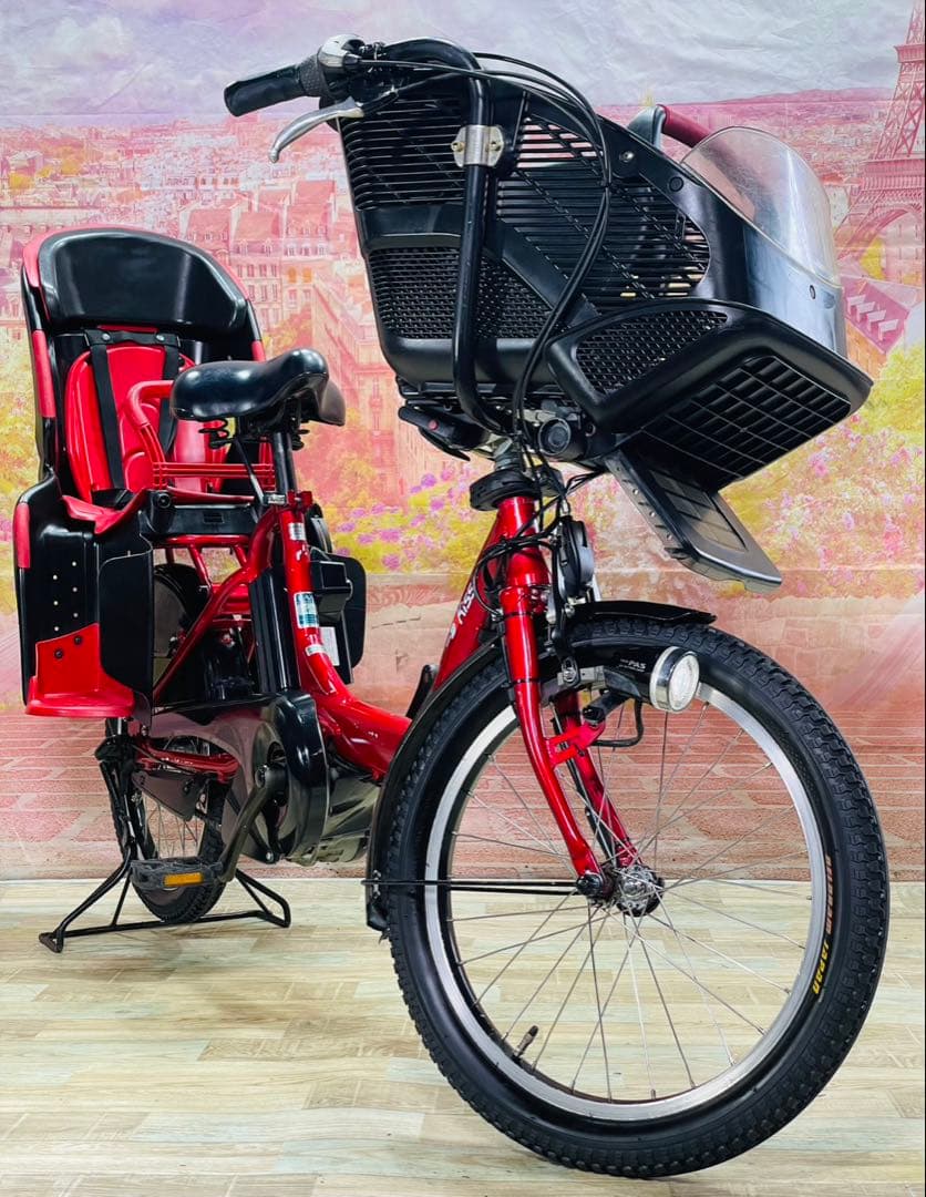 ZK3763 電動自転車 ヤマハ パスキス 子供乗せ 20インチ 送料無料