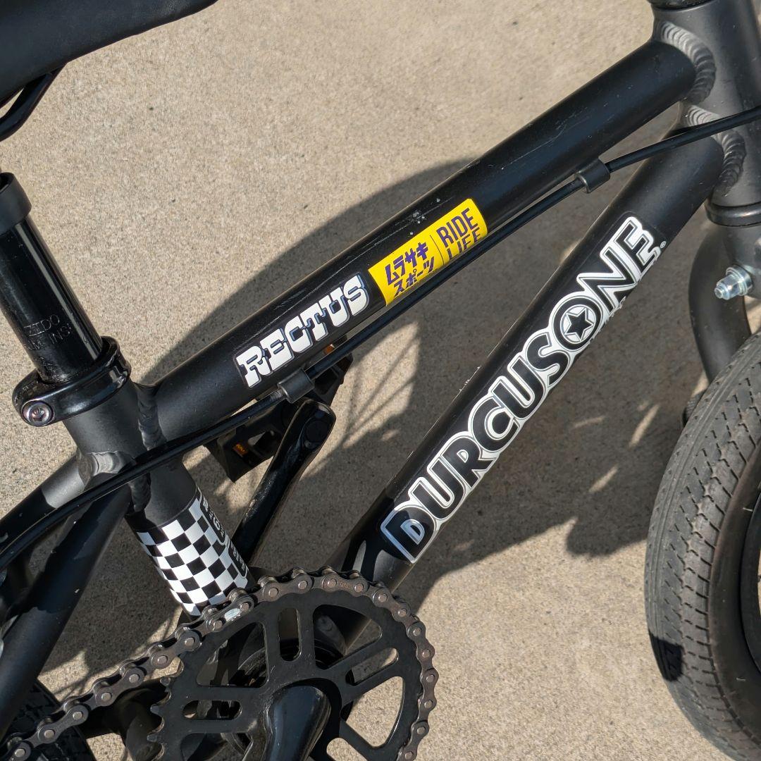DURCUS ONE BMX Rectus 12インチ ブラック ペグ付き