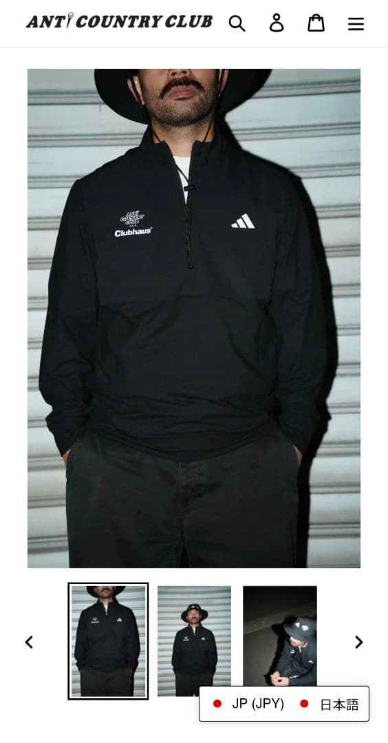 ADIDAS × CLUBHAUS × ANTi COUNTRY CLUB　XL