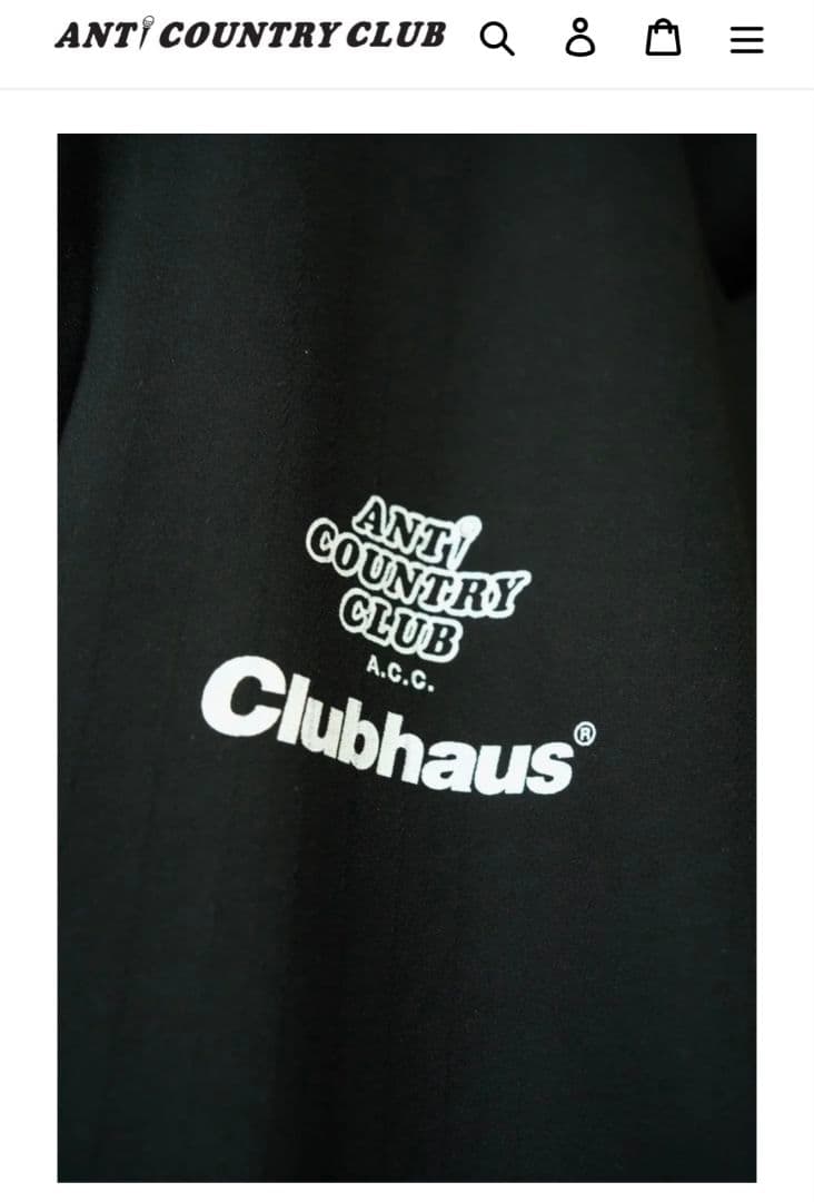 ADIDAS × CLUBHAUS × ANTi COUNTRY CLUB　XL