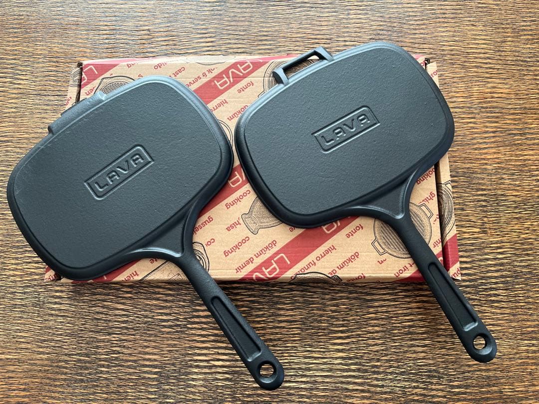新品　LAVA ホットサンドクッカー 鋳鉄製 両面グリル　スキレット