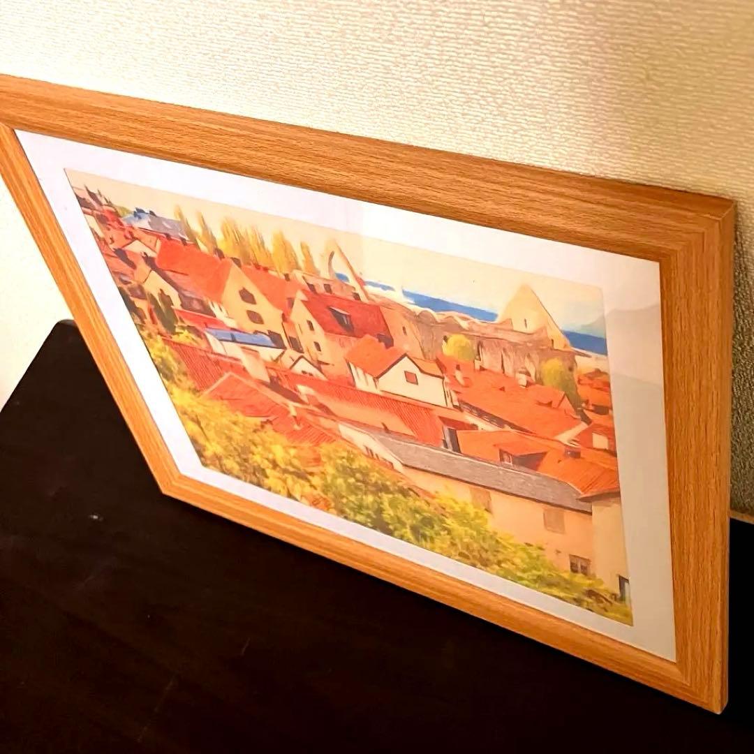 ジブリアート11魔女の宅急便より「GOT LAND」32.7㎝×24.0㎝額装品