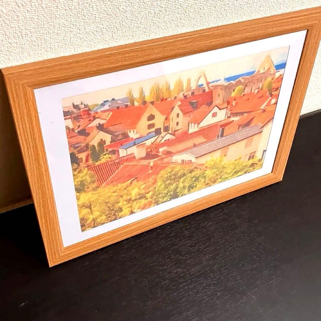 ジブリアート11魔女の宅急便より「GOT LAND」32.7㎝×24.0㎝額装品