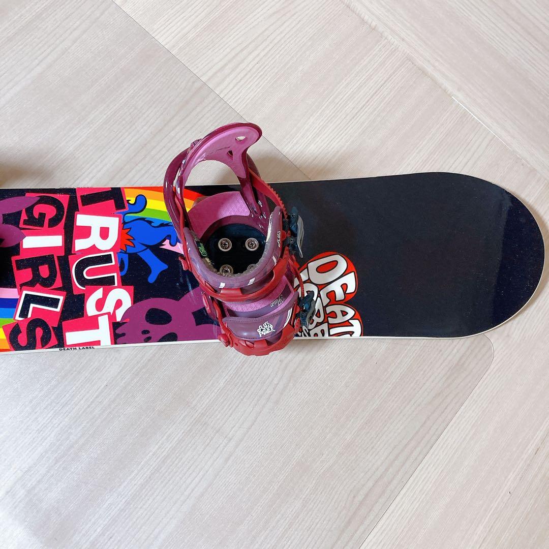 TRUST GIRLS DEATH LABEL FLUX スノーボード S