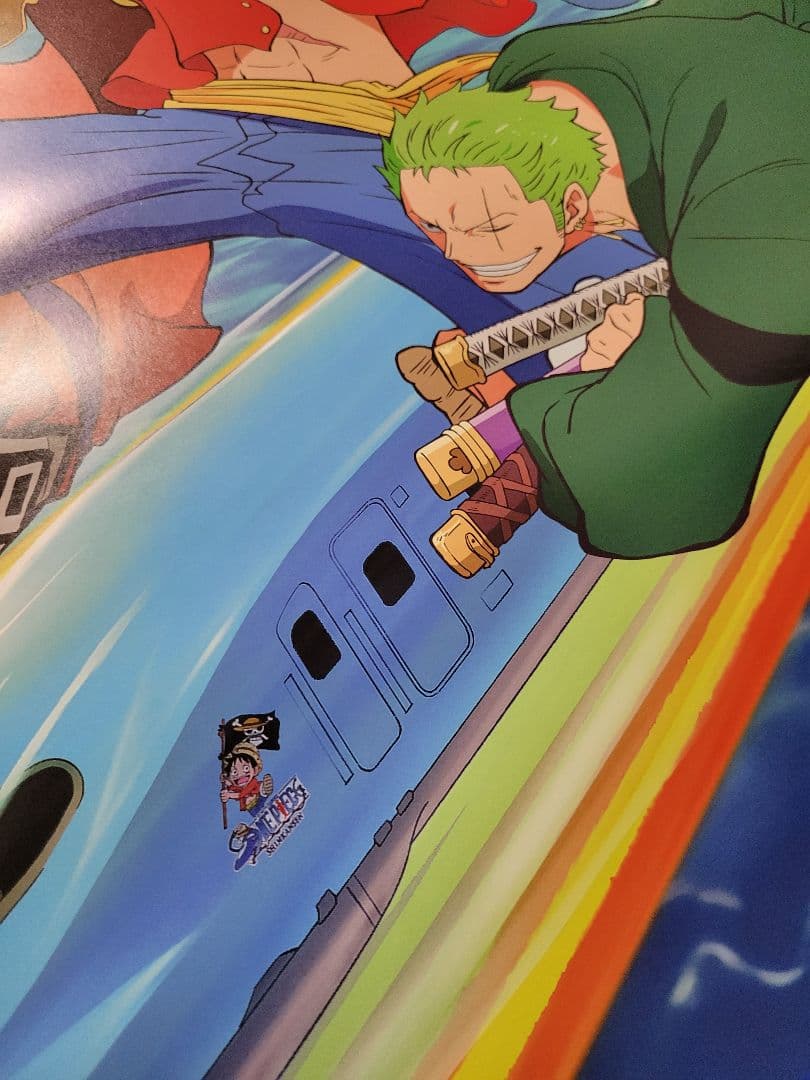 ワンピース 新幹線 JR西日本 ポスター B1特大サイズ レア 非売品