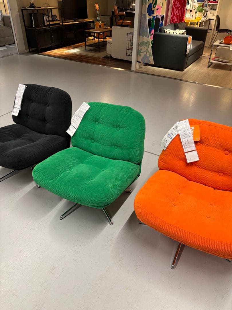 【ご予約分】新品＊未開封 IKEA ディヴリンゲ 回転パーソナルチェア ソファ