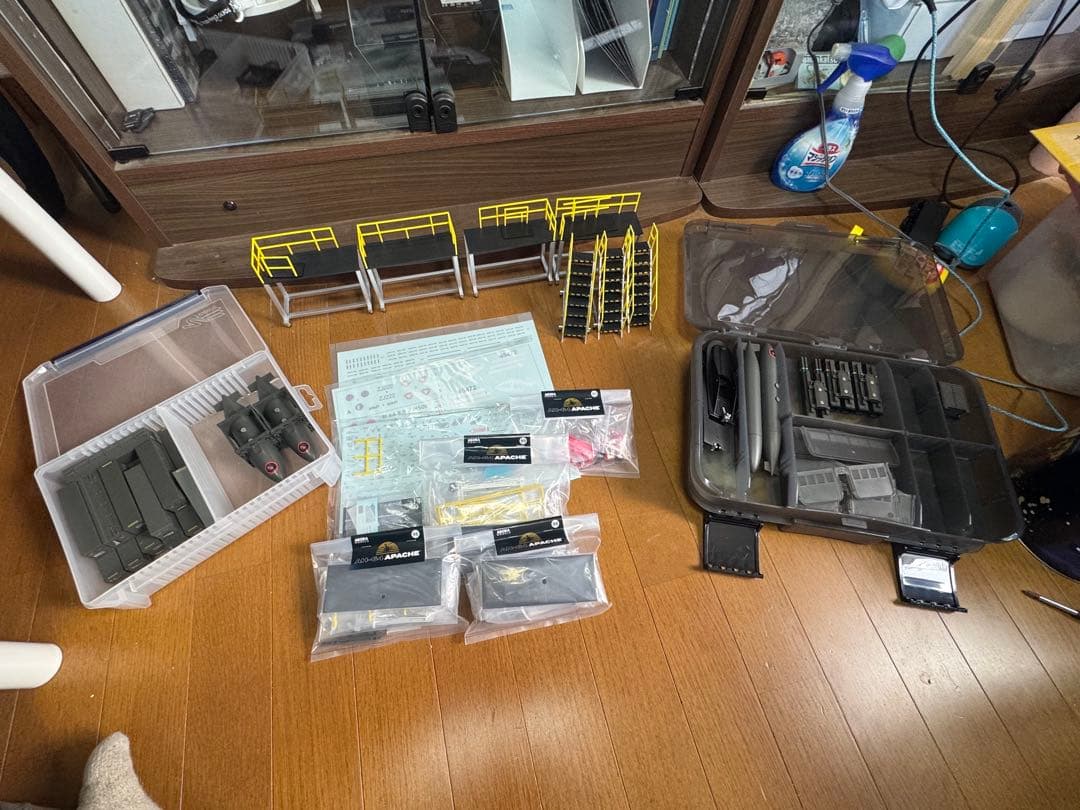 アゴラモデルズのアパッチロングボウジャンク品です。