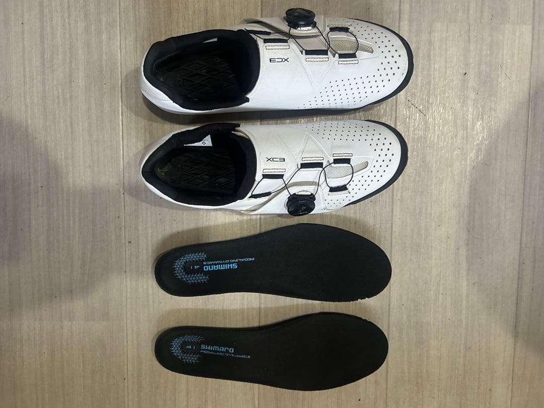 Shimano Xc3 自転車シューズ ホワイト 41