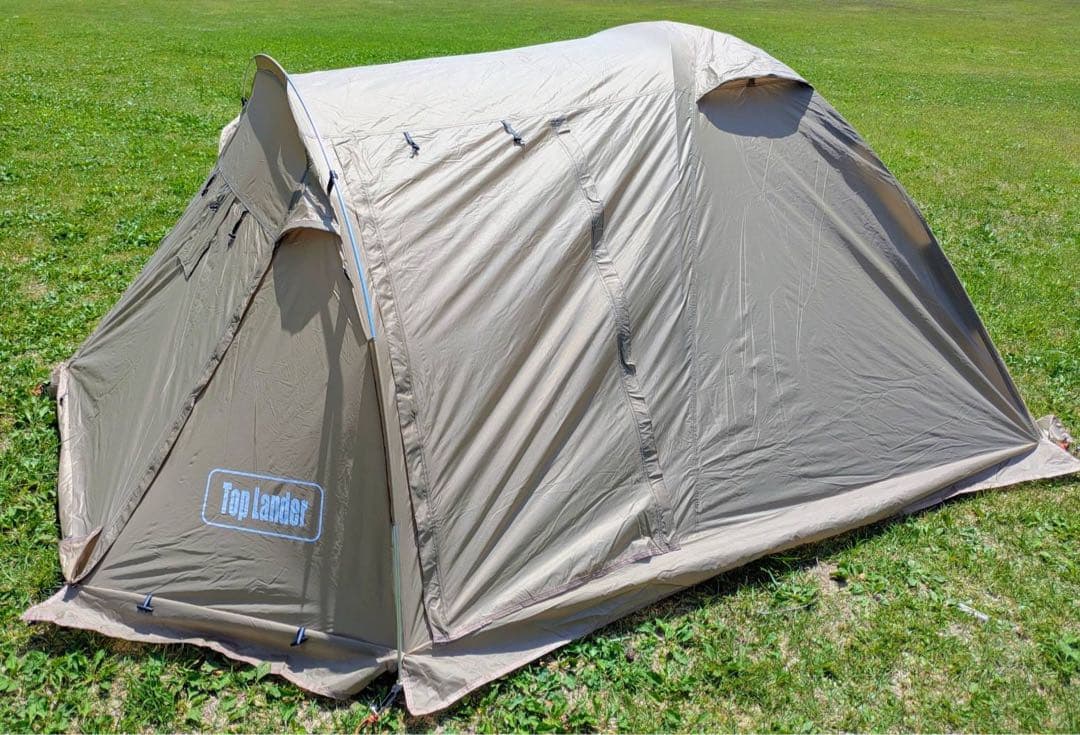 TOP LANDER 4シーズン 煙突付　前室付ドーム/スノースカート付テント