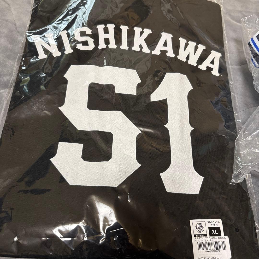 西武ライオンズ 西川 51 XL Tシャツ