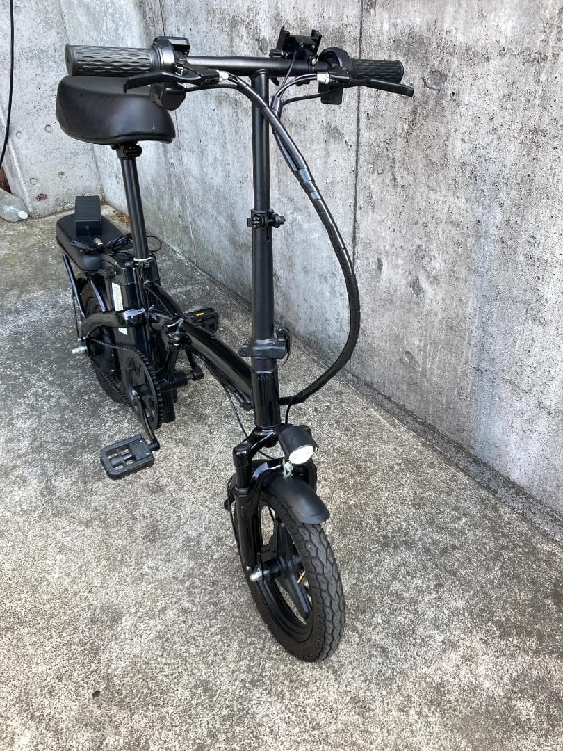 ジャンク品 折り畳み 電動アシスト自転車 モペット