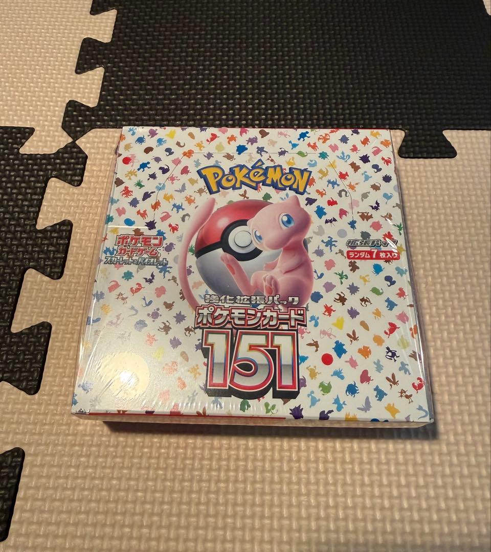 ポケモンカード 151 シュリンク付き 未開封BOX　納品書付