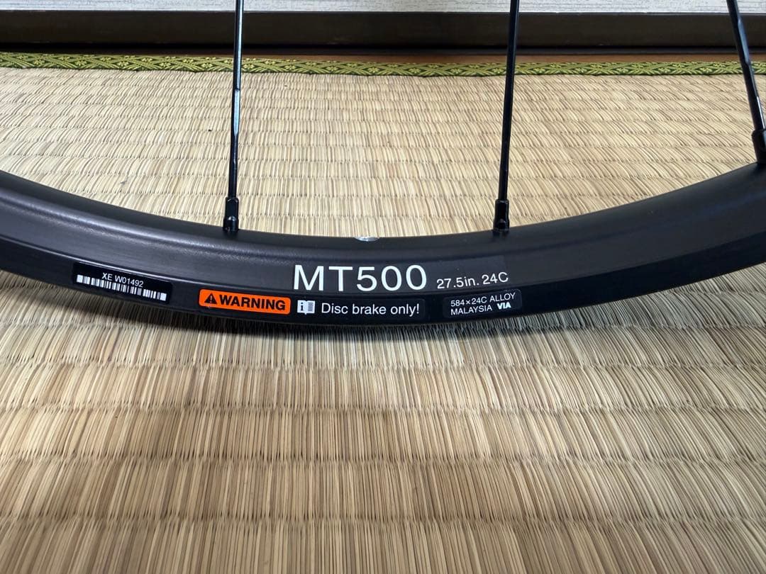 パーツ SHIMANO WH-MT500 F 27.5 QR