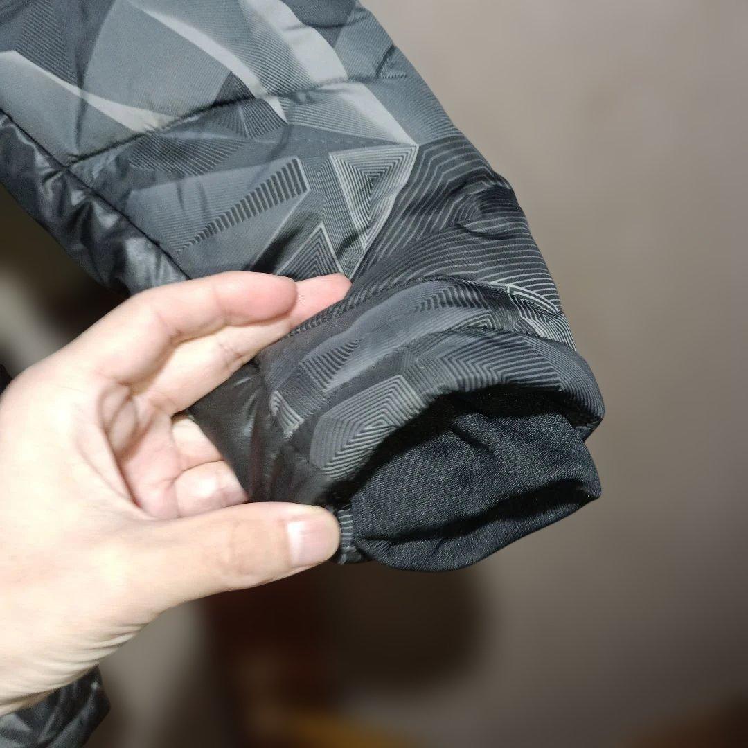 3児の母！【美品】ATHLETA 幾何学模様 ベンチコートSサイズ