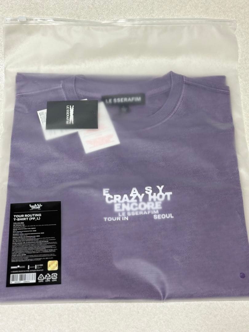 LE SSERAFIM ソウルコン Tシャツ Lサイズ ENCORE