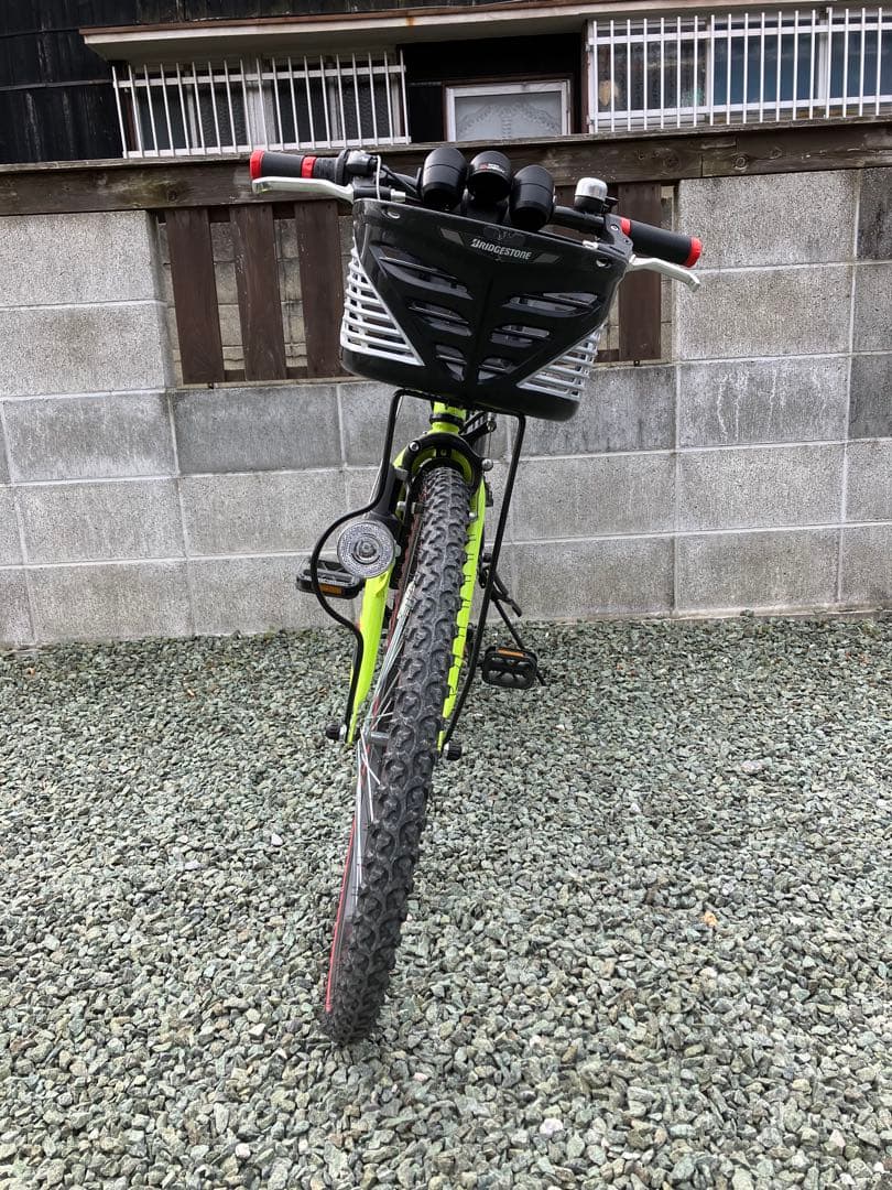 BRIDGESTONE キッズバイク 蛍光グリーン 松山市近郊で手渡し希望