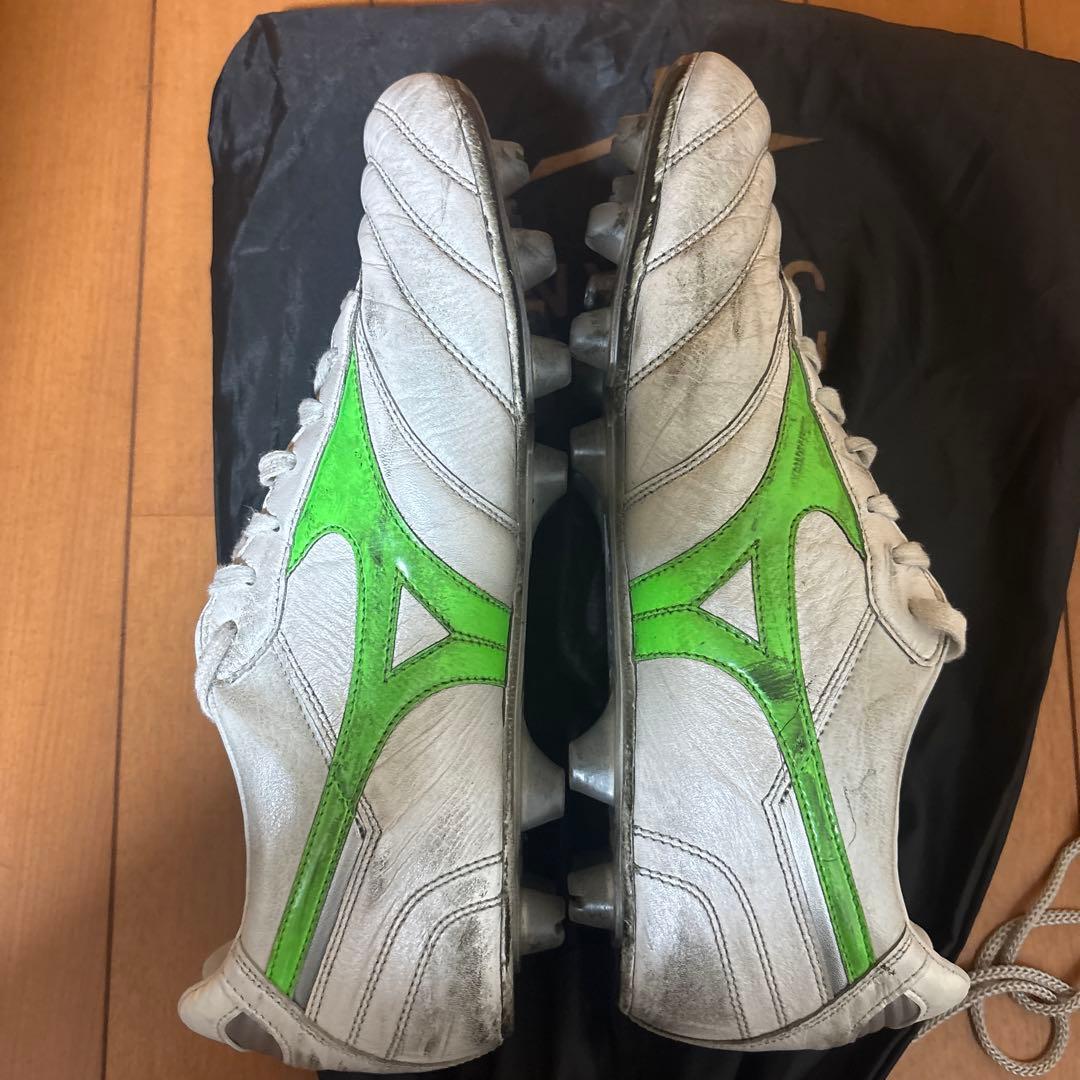 Mizuno Morelia サッカーシューズ グレー/グリーン