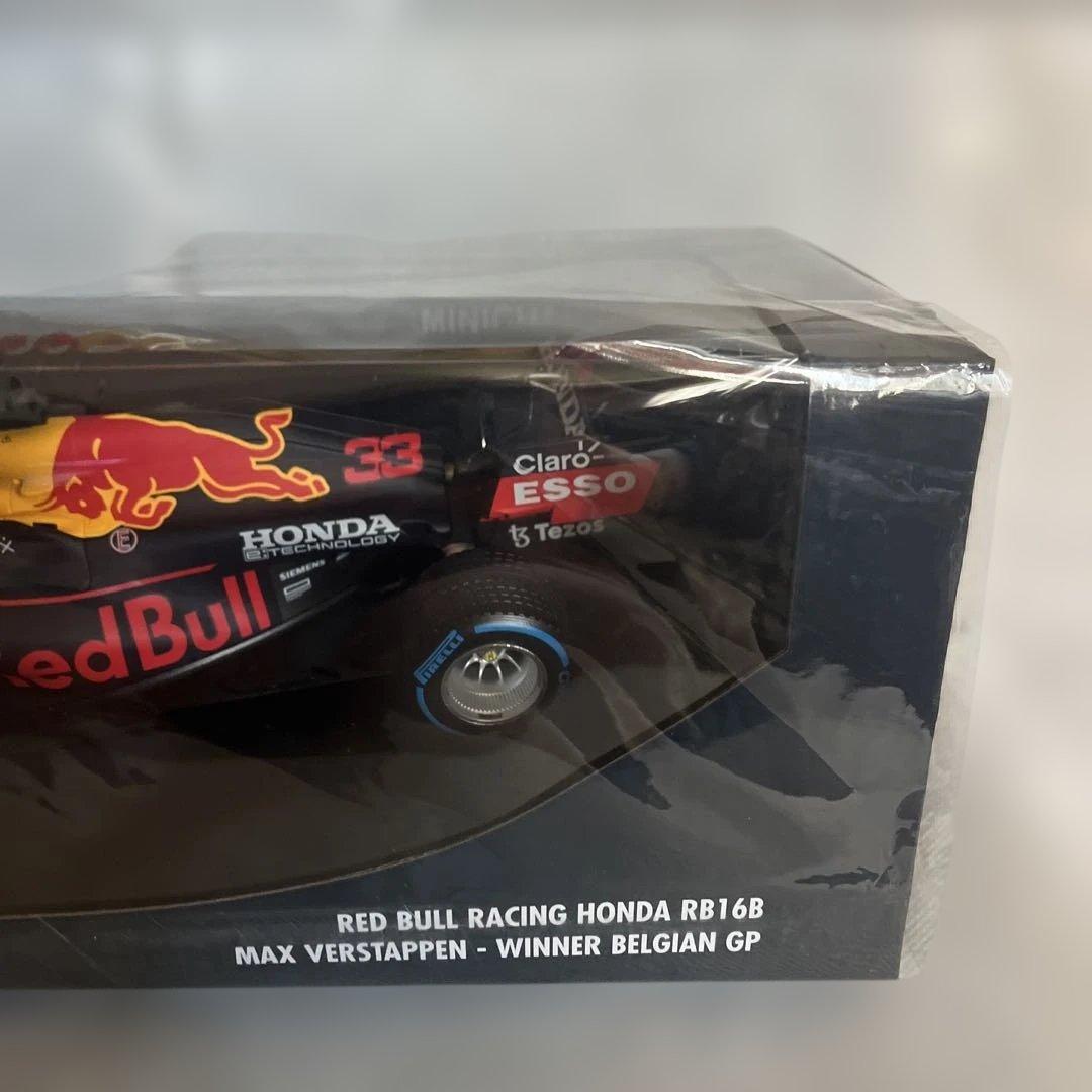 ミニチャンプス1/18レッドブルホンダマックスフェルスタッペンベルギー2021年