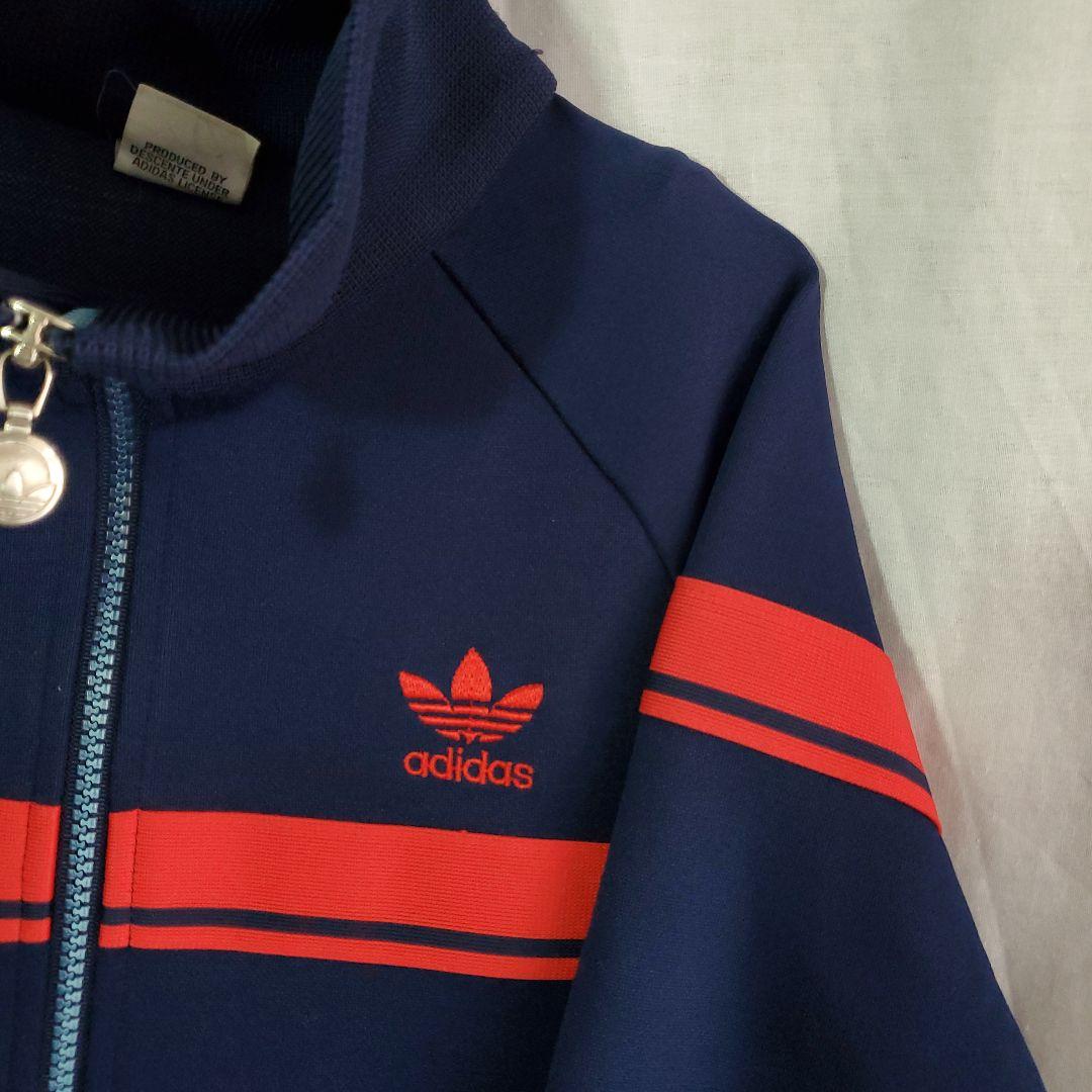 80ｓ ａｄｉｄａｓ アディダス トラックジャケット ジャージ ボーダーウェア